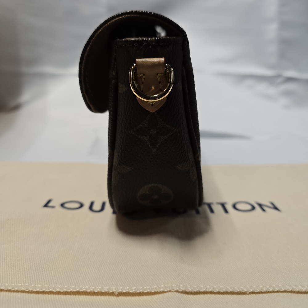 Louis Vuitton IVY Monogram Canvas Shoulder Bag with Gold Hardware and Tan Strap - Picture 8 of 11